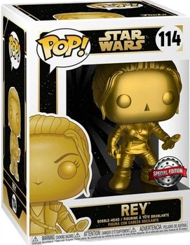 Фигурка Рей (Золотая) — Funko Pop! STAR WARS — REY (GOLDEN) #114
