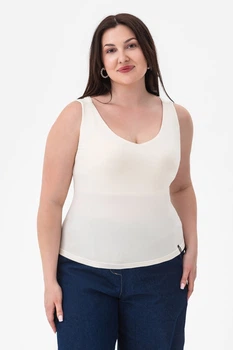 Майка Garne 48(XL) Бежевый (146497)