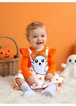 Платье SHEIN 74/80 Оранжевый sa25052686681679685