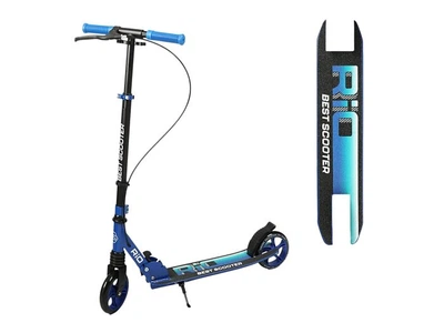 Самокат двухколесный Best Scooter Rio (черно-синий), R-31420