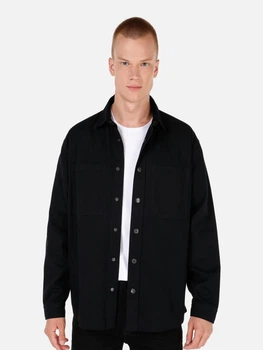 Джинсовая куртка мужская Colin's CL1070137BLK S Black (8684112315027)
