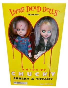 Лялька Mezco Toyz Living Dead Dolls Чакі та Тіффані 25 см (696198942804)