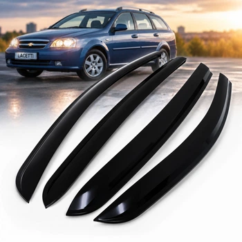 Дефлектори вікон ветровики для Chevrolet Lacetti 2004-2013 Wagon 4 шт (Auto Clover) AC A129