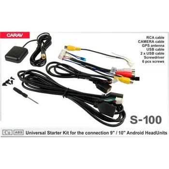 Універсальний набір для підключення магнітол 9", 10.1" S-100 Android HeadUnits / RCA cable / CAM ca