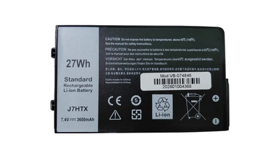Аккумулятор для ноутбука Dell 7XNTR Latitude 12 7202 7.4V Black 3600mAh OEM