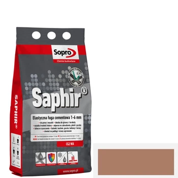 Затирка для швов Sopro Saphir 9521A коричневый №52 (2 кг)