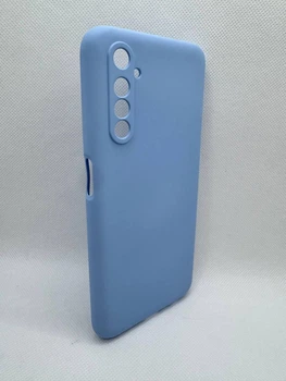 Силиконовый чехол Silicone Cover Full My colors для Realme 6 Голубой