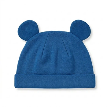 Шапочка з вушками для хлопчика Disney LYCRA® 370492 обхват 46-48 (74-80 см) синій