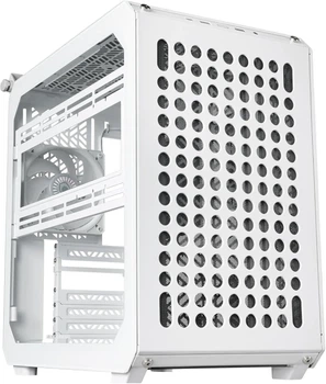 Корпус Cooler Master Qube 500 Flatpack / Без БП / EATX / USB Type-C / Стекло / Белый (101647104)