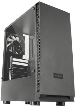 Корпус для ПК Mars Gaming MCN2 / Mid Tower / Закаленное стекло / Без БП / Черный (101646128)
