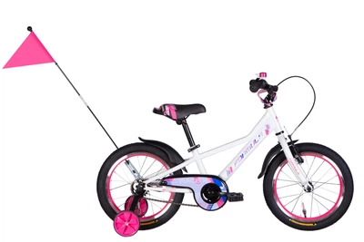 Велосипед ST 16" Formula Kid RACE BH рама-8,5" белый с розовым 2026