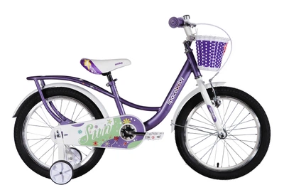 Детский велосипед ST 18" Space Kid Sun BH 2026 для девочки фиолетовый (OPS-SK-18-060)