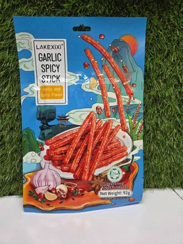Латяо Снек острый с чесноком Lakexixi Garlic Spicy Stick Garlic and Spicy Flavor 92 г