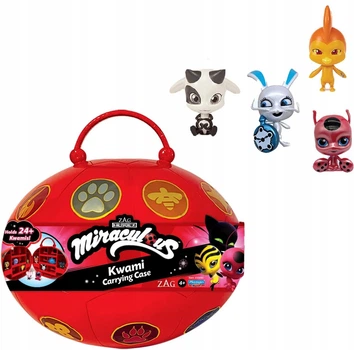 Набір MIRACULOUS BIEDRONKA Ladybug коробка для фігурок Miracle Box Kwami + 4 фігурки