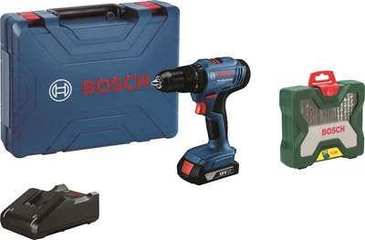 Набор Аккумуляторная ударная дрель-шуруповерт Bosch GSB 183-LI 1x2.0Ah GAL 18V-20 Carry Case + Набор принадлежностей Bosch X-Line 33 (06019K9101/2607019325)