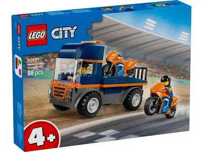 Конструктор LEGO City Транспортер мотоциклов 88 деталей (60491)