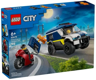 Конструктор LEGO City Полицейский фургон для перевозки заключенных 198 деталей (60479)