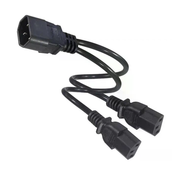 Кабель разветвитель для подключения двух устройств 250V 10A C14-2*C13