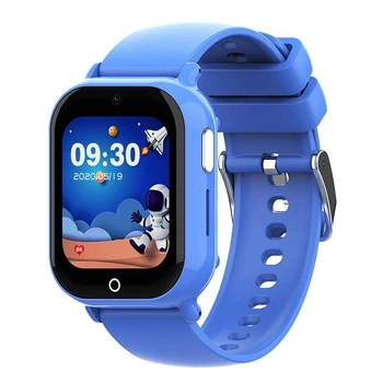 Дитячий смарт годинник Lemfo M05 4G з GPS трекером, відеодзвінками, SIM-картою, камерою, прослуховуванням, кнопкою SOS та геозоною для дітей Синій
