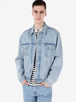 Джинсовая куртка мужская Colin's CL1069561DN43526 S Голубая (8684112255279)