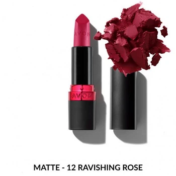 Увлажняющая матовая губная помада Avon Ультра Ravishing Rose-Очаровательная роза 3.6г (93561358-13)