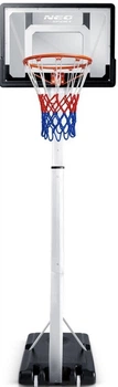 Kosz do koszykówki Neo-Sport NS-281 Regulowana wysokość 150 - 260 cm Mobilny stojak (5903890632380)