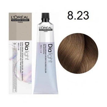 Краска L'Oreal Professionnel Dia Light (Mocha & Brown Series) - 8.23 Светлый блондин перламутровый золотистый-60мл.
