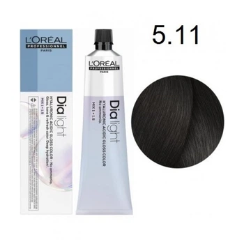 Фарба L'Oreal Professionnel Dia Light(Ash Series) - 5.11 Світлий шатен попелястий інтенсивний-60мл.