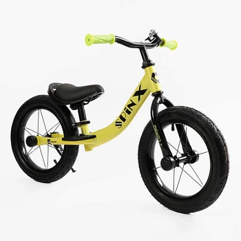 Велобіг "CORSO Spin-X" сталева рама, надувні колеса 14", підніжка, підставка для ніг PX-605-82