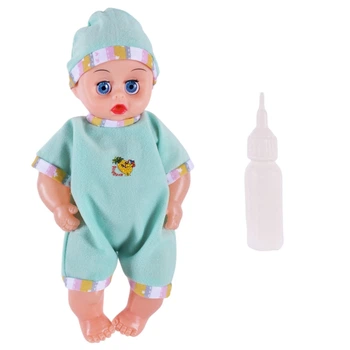 Пупс ToyCloud в костюмчике, с большими глазами W14-9/W14-3