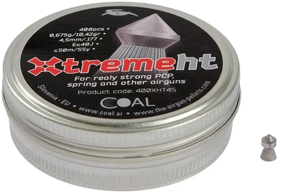 Пули Coal Xtreme HT 4.5мм, 0.675г, 400шт