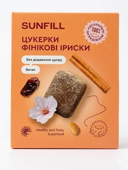 Конфеты Финиковые ириски 73г Sunfill