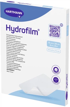 Повязка пленочная прозрачная Hartmann Hydrofilm 15 см х 20 см 10 шт (970006)