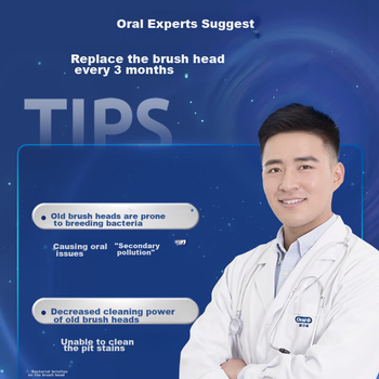 Насадки для електричної зубної щітки Oral-B, оригінальні, серія IO для дорослих, преміум-класу, глибокого очищення, 3 шт., CB-3, сумісні із серією IO9/iO7/iO5/iO3/iO2 [Оригінальні насадки]