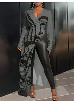 Туника SHEIN XS Темно-серый sz2308289185584677