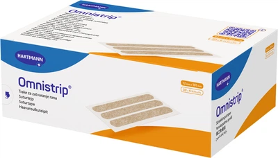 Полоски для бесшовного закрытия ран Hartmann Omnistrip 12 мм x 101 мм 50 х 6 шт (5406855)