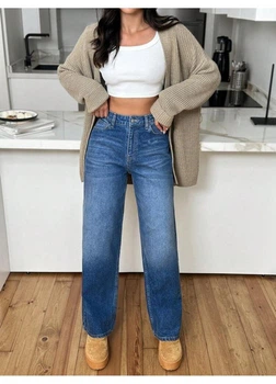 Джинсы SHEIN W34 Синий sz2406147997207260