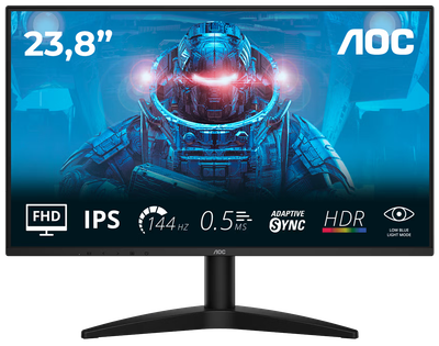 Монітор AOC 24B36X 23.8" Full HD IPS 144 Гц