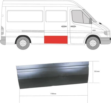 Ремчастина двері Klokkerholm 3546150