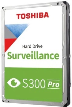 Dysk twardy Toshiba S300 PRO Surveillance 7200RPM 512MB 3.5" 6TB SATA III (MD10ADA600V)