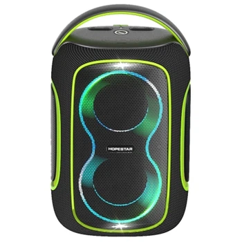 Колонка Bluetooth HOPESTAR H59 BT5.3, 50Вт, 6h IPX5 портативний бездротовий вуличний твітер + сабвуфер Чорний