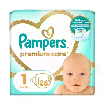 Подгузники Pampers Premium Care размер 1 (2-5 кг) 26 шт