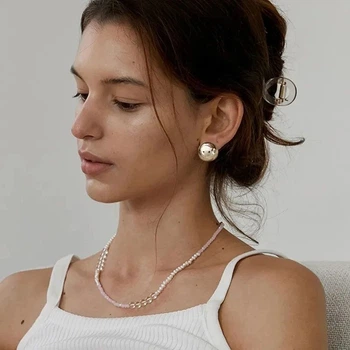 Сережки-гвоздики круглі 2,4 см сріблясті Podarkus BK090-S-2