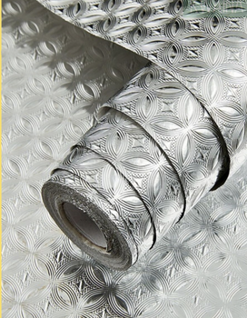 Обои из алюминиевой фольги самоклеющиеся, 60*100 см, рулон, (X5-03299.roll)