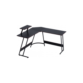Геймерський комп'ютерний стіл GT Racer T-1741 (130x130x45x73) Black