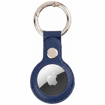 Чехол Mercury Leather для AirTag темно-синий (8809803484756)