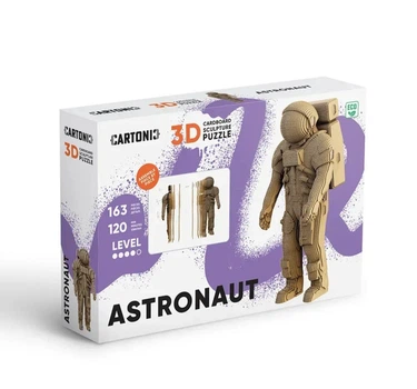 Астронавт - Картонный 3D-пазл Cartonic