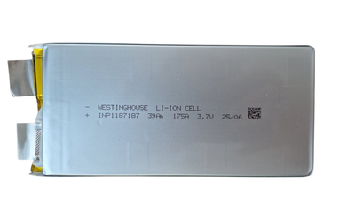 Литий-полимерный аккумулятор для БПЛА WESTINGHOUSE INP1187187-39Ah 3,7V 39Ah 5C 195A 0,8mOm