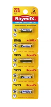 Батарейка Raymax Alkaline 27А 12V блістер 5/50