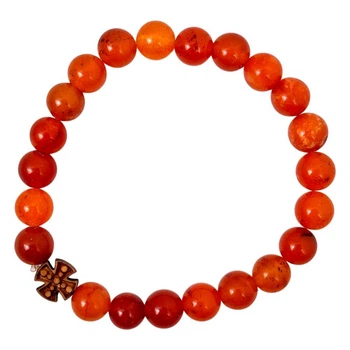 Браслет Агат коричневый